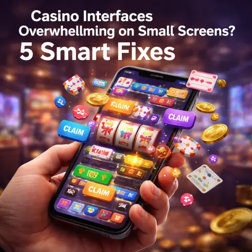 Casino interfaces overwhelming on small screens