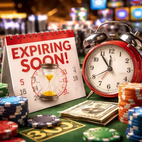 casino promotions expiry dates, casino promotion expiry, how to use expiring casino bonuses, expiry date gambling offers