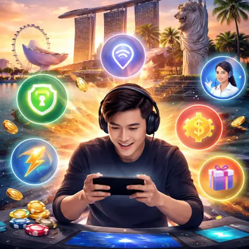 features Singapore players